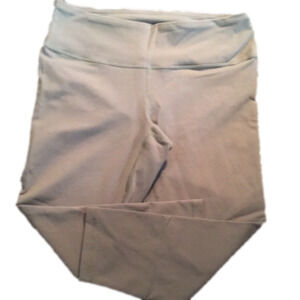 Prana Olive Green Solid Color Capri